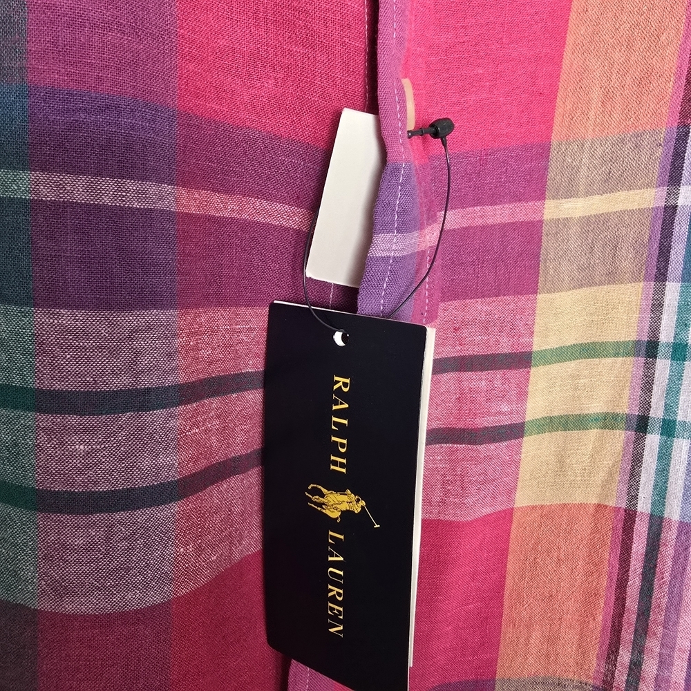 Polo by Ralph Lauren Men's Multicolor Plaid Shirt - Picture 5 of 6